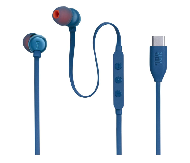 JBL Tune 310C USB-C Niebieski T310CBLU - 1312226 - zdjęcie 3